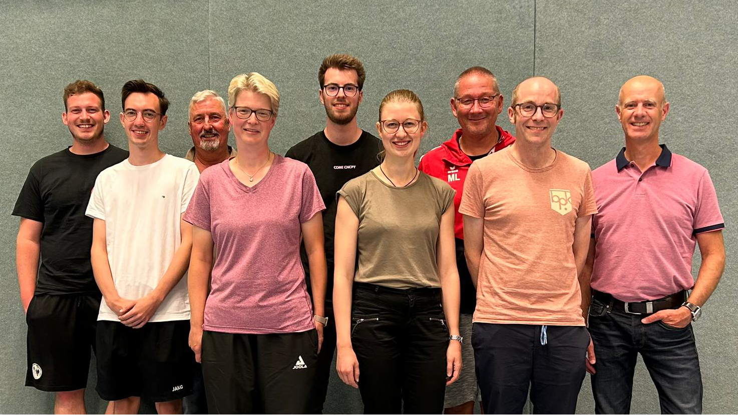Gruppenfoto des Vorstands der DJK Westfalia Senden